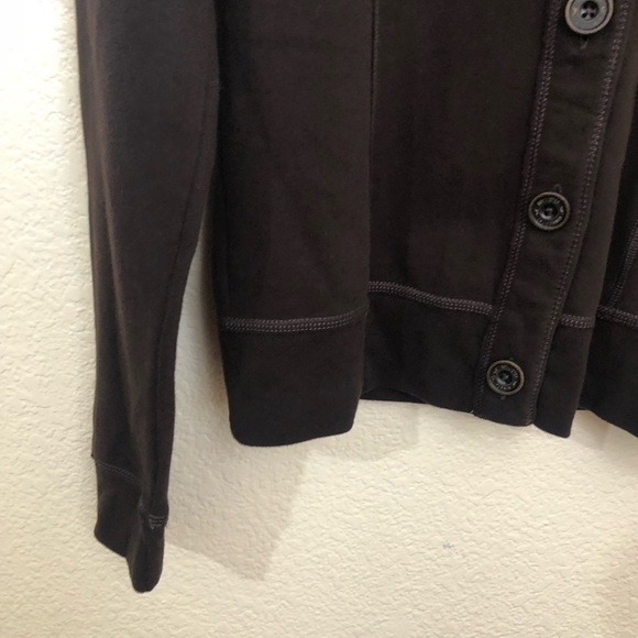 HOLLISTER Womens Large Bettys Brown Sweater Jacket Buttons NWT - Picture 9 of 16